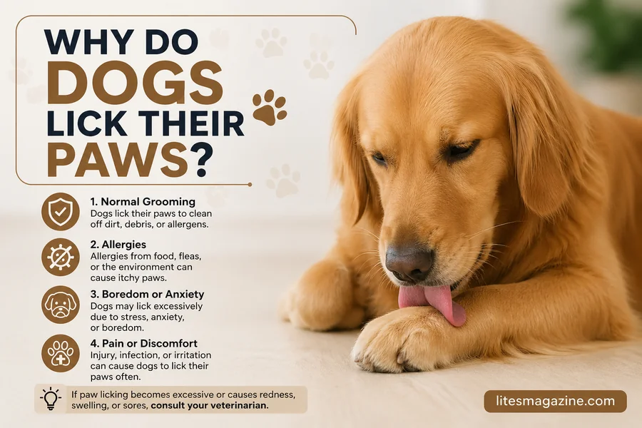 Why Do Dogs Lick Their Paws
