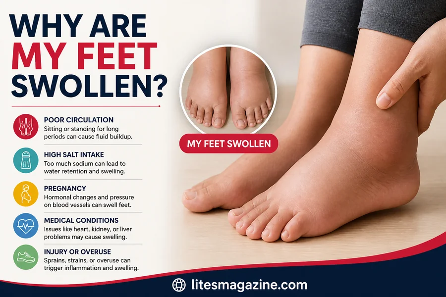 why are my feet swollen