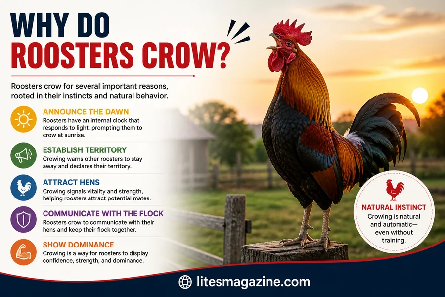 Why Do Roosters Crow?
